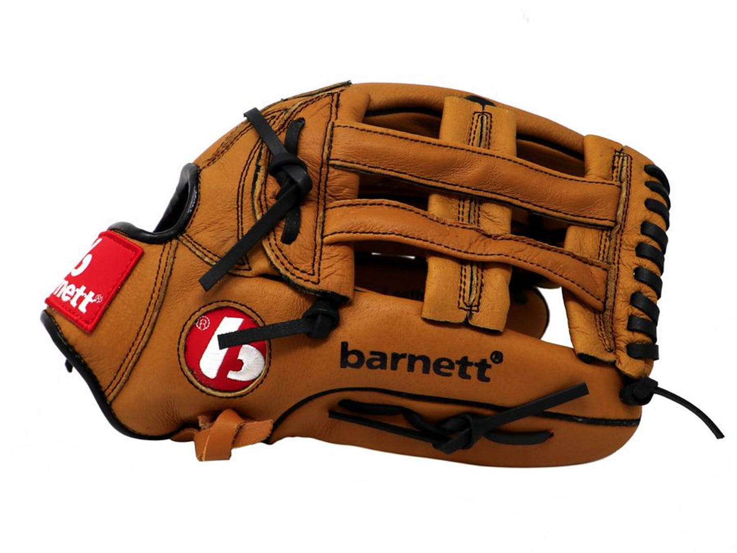 SL-127 leather baseball glove, outfield, size 12.7, Brown