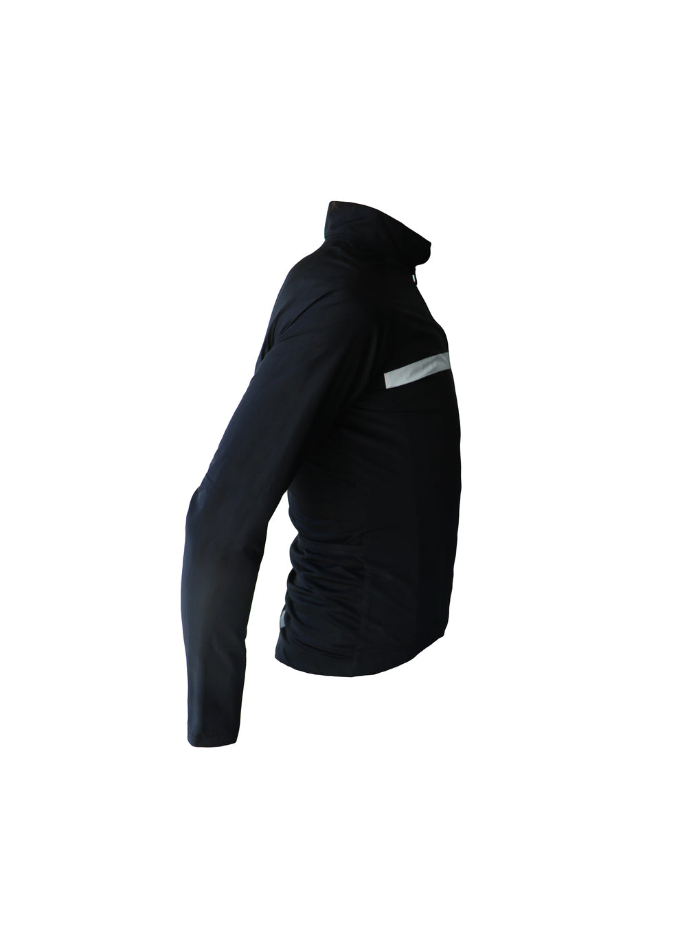 Bike textile - long sleeved jacket, black and white windbreaker
