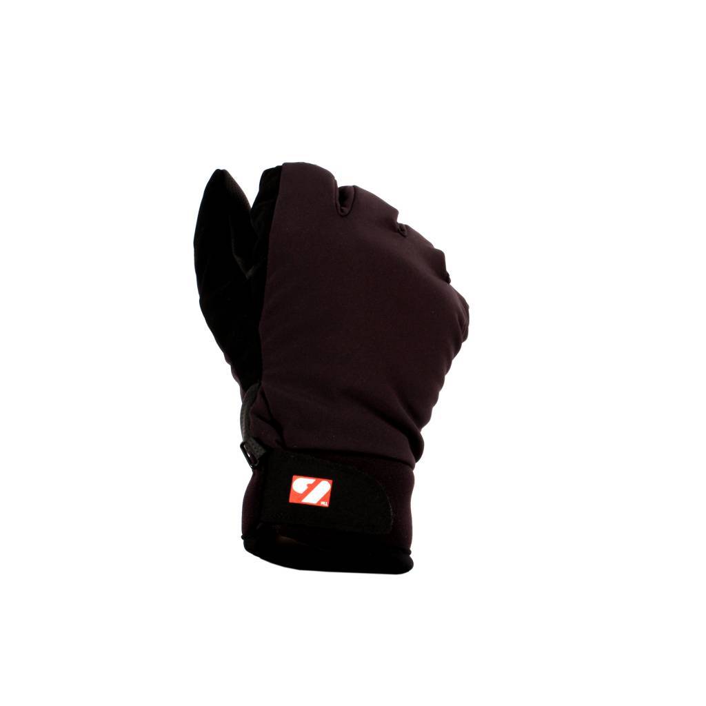 NBG-07 Winter softshell ski gloves, black