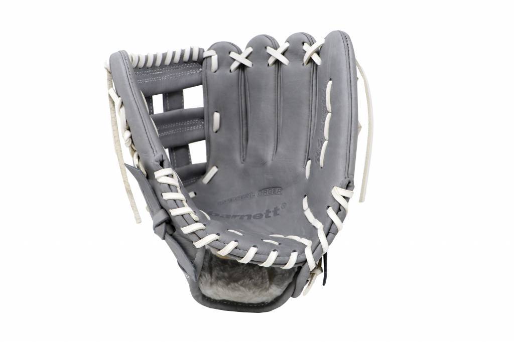 FL-117 high quality baseball and softball glove, leather, infield / fastpitch 11.7, light grey