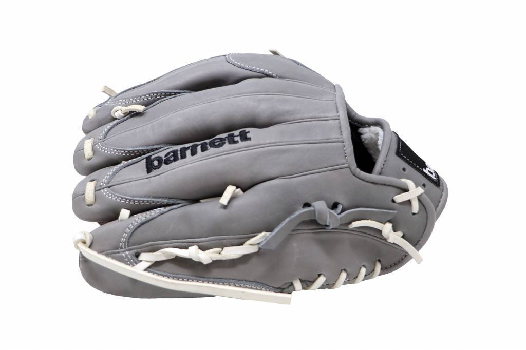 FL-125  high quality leather baseball glove, infield / outfield / pitcher, light grey