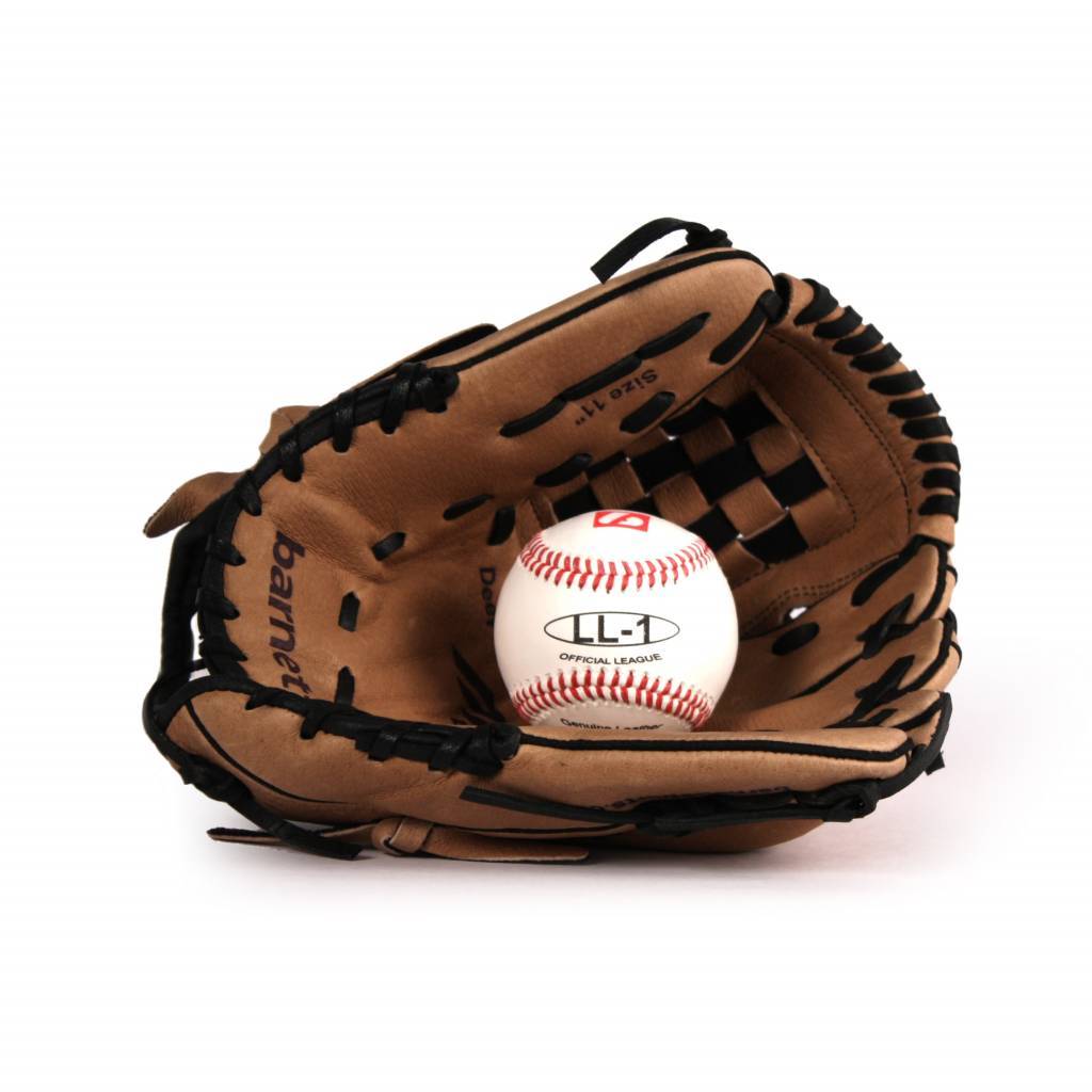 GBSL-3 Baseball set, Leather 11" Glove & ball (SL-110, LL-1)